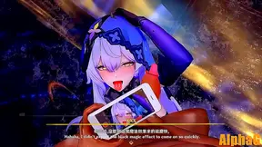 Black Swan Seduces FATE Agent in Sultry Honkai Fantasy Affair