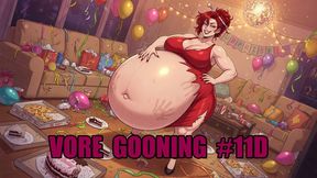 Vore Gooning #11D: Mesmeric Surrender to the Vore Goddess (Animated, Music, Text)
