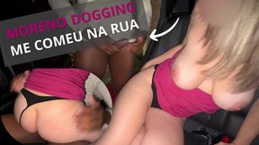 noite de dogging: nandanua usada na rua por um desconhecido na frente do corno / used in the street by a stranger while my cuck watched