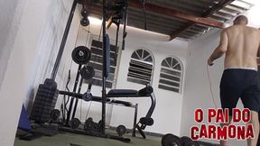 Camera Films Naked Crown at the Gym