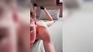 Lad Ethan is displaying Is arse