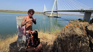 FUCKING ON THE ROAD BETWEEN COUNTRIES 🇪🇸 - Damiana, naughty Brazilian in Europe EP5