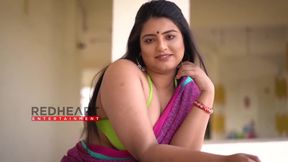 Indian cute big-bosomed Cutie in Saree