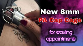 Chastity cage demo: Milf dominated and denied orgasm