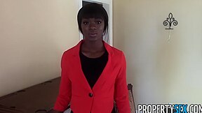 Beautiful Black Real Estate Agent Ana Foxxx Fucks Homebuyer At Open House