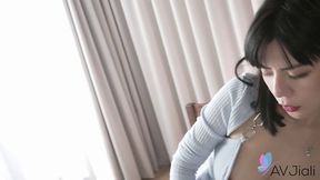 Comely lass - blowjob xxx - AV Jiali