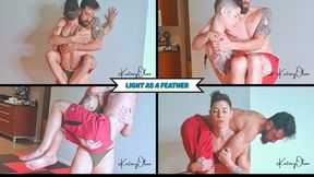 Light As a Feather - Kortney Olson and Her Massive Muscles Are on Full Display As She Gives Her Slave a Lift & Carry Experience - Muscle Domination Where She Can Do Whatever She Wants - HD (WMV)