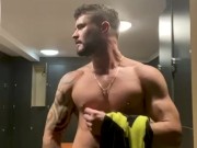 Locker Room Strip Tease