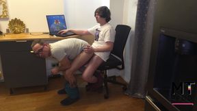 He Drops Fortnite to Smash His Stepfather's Ass!