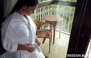 Passionbunny, holiday morning start near window with bj and beautifull fucking in same time | honey