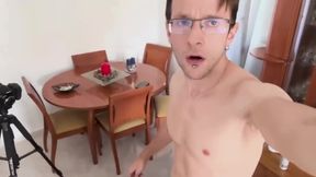 Erotic face sitting and anal with a petite redhead ts