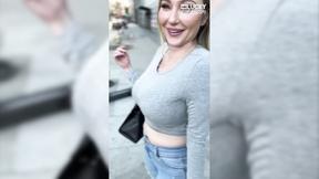 ”Sexy Blondie Aria Six Gets Screwed On Her First Date”