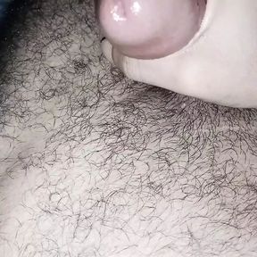 Playing with my huge cock untill cumshot