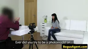 Real casting amateur cocksucking until cum