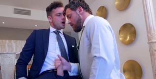 Rimming and sucking before going to work for these two