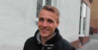 Tattooed Czech lover worships the cock in insane manners