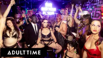 POV sex party with Siri Dahl and friends in wild group action