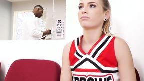 ”Cheerleader Teen Sydney Cole Fucks A Ebony Dick In Hospital”