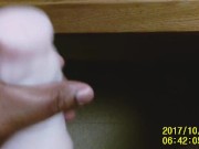 Taking my new masturbator for a test drive