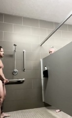 gym shower masterbation