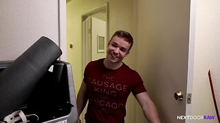 NextDoorRaw Gabriel Cross Catches Friend Toying Ass