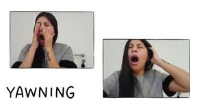 Yawning and tears