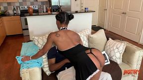newbie ivy the character handles lt in her butthole