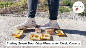 Crushing Chinese Mooncakes&Bread Outdoors under Classic Converse