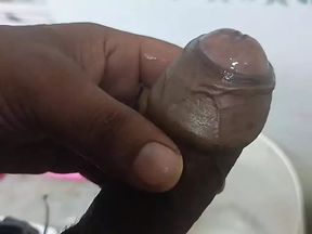 Handjob in bathroom