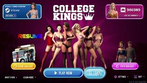 johannesgaming - update #572 - college kings 17 alex and chloe played voleybal - oct 22, 2025