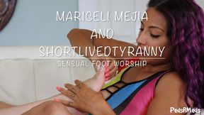 Mariceli Mejia and ShortLivedTyranny Sensual Foot Worship