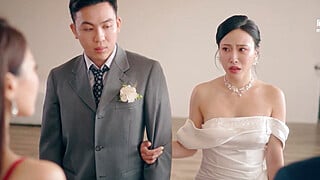 ModelMedia Asia - Soon-to-be-married slutty wife engages in wife-swapping sex before her wedding day
