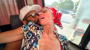 Lucky dude picked up an old lady for rough anal