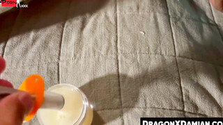 Hunk Kemono Dragons thick mushroom headed cock nests inside my ass