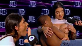 Salome Gil’s Vagina Drilled by a Sexy Dwarf in Juan Bustos’ Podcast