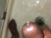 In the shower & got Horny had to bust a quick nut