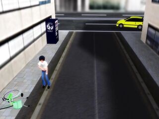 [Giantess MMD] Akizuki Seen from a Crevice (by gonzres)