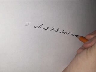 When U're Trying Not To Think About Sex - Comedic Sketch