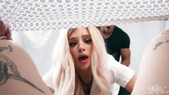 Angellica Good pleases Kenzo Alvarez with a steamy titjob and wild fuck