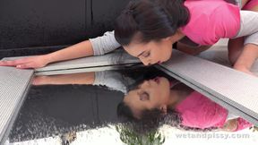 Amanda In The Mirror by Wet And Pissy