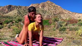 Hiking in thongs leads to wild public sex in Red Rock Canyon