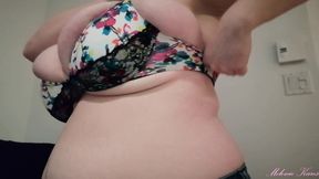 Step-bro tight bra bounce