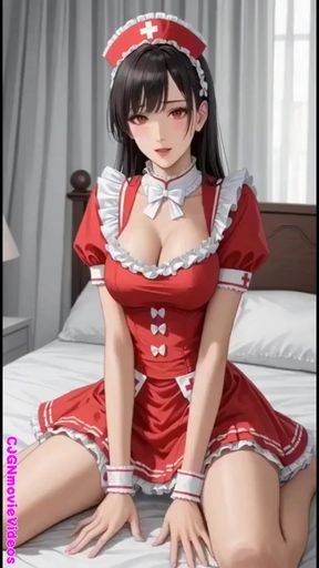 Cute girls in their room (Ai animation)