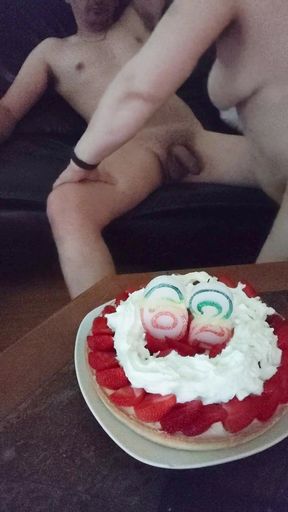 Birthday of a very slutty granny 62 years old