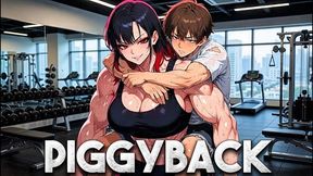 Piggyback Humiliation - Rika Makes You Ride Her Back After Crushing You