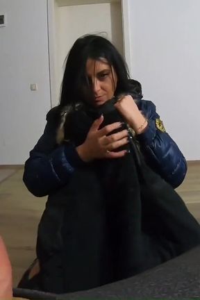 Preview- a Lot of Cum on My Down Jackets While Wearing Long Boots and Sexy Clothes 212