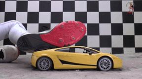 Lamborghini under Spikes floor view
