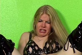Mature MILF with Big Cock Cums with Dildo in Her Ass