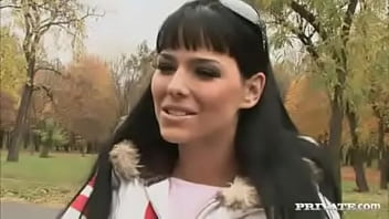 Sexy Simony Teases Two Guys While Dancing in a Cage