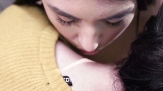 Hot Asian lesbian Mina Moon pussy licked in sloppy sixtynine 2
